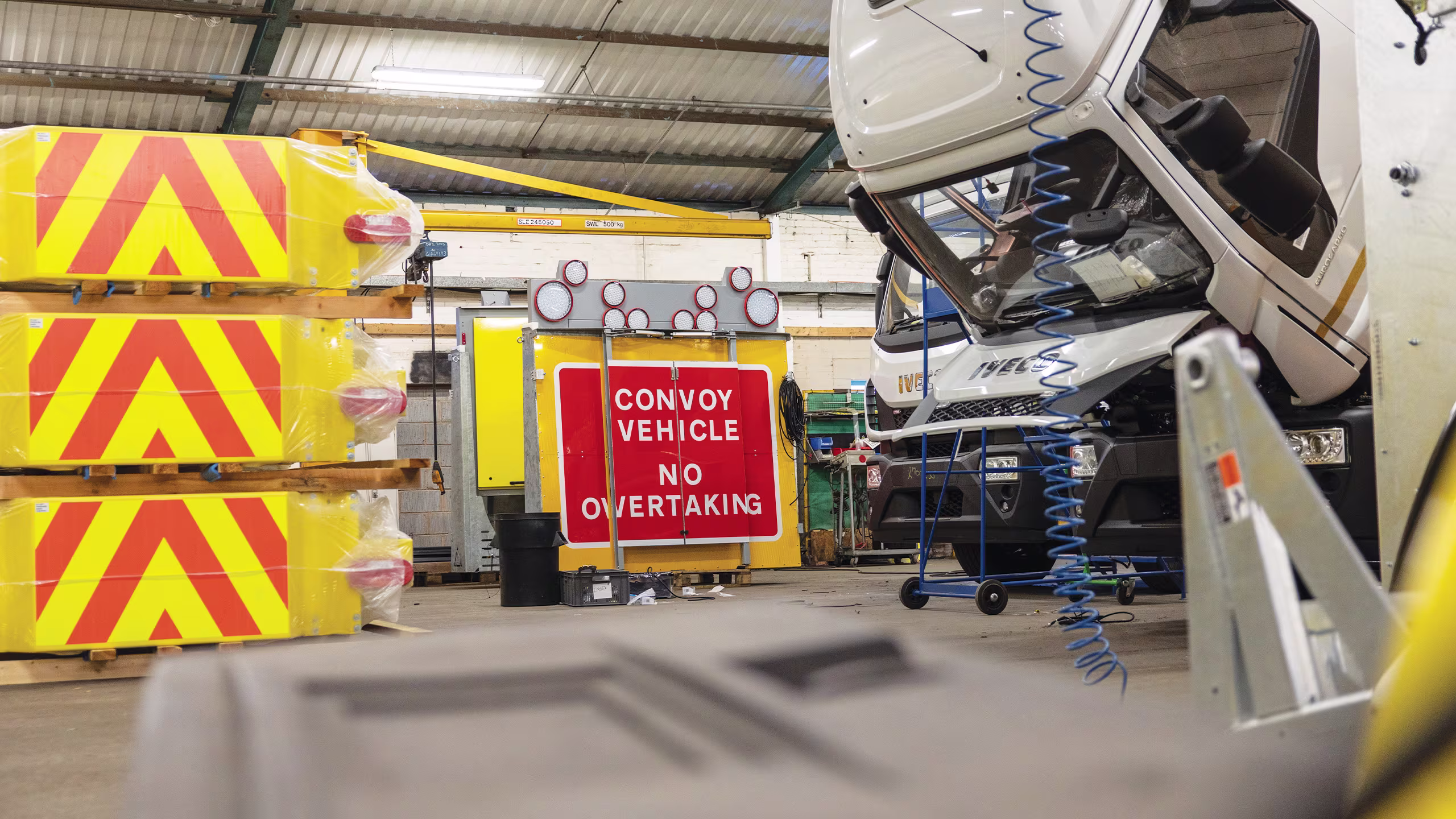 King Highway and King Rental service vehicle factory for IPV maintenance and build.