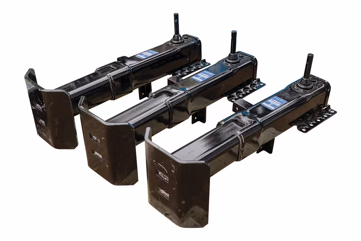 King Trailers trailer axles and suspension components for plant and commercial equipment.