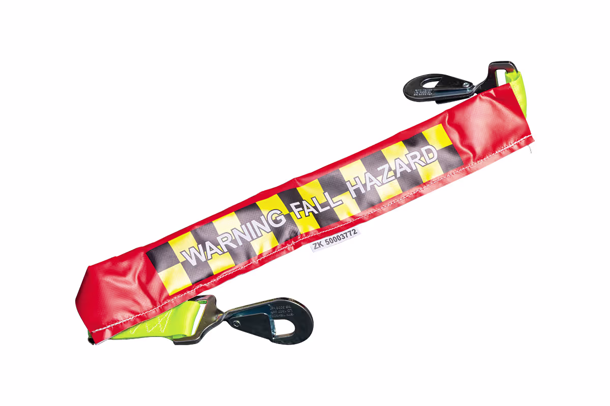 Fall arrest strap and safety equipment for trailer maintenance