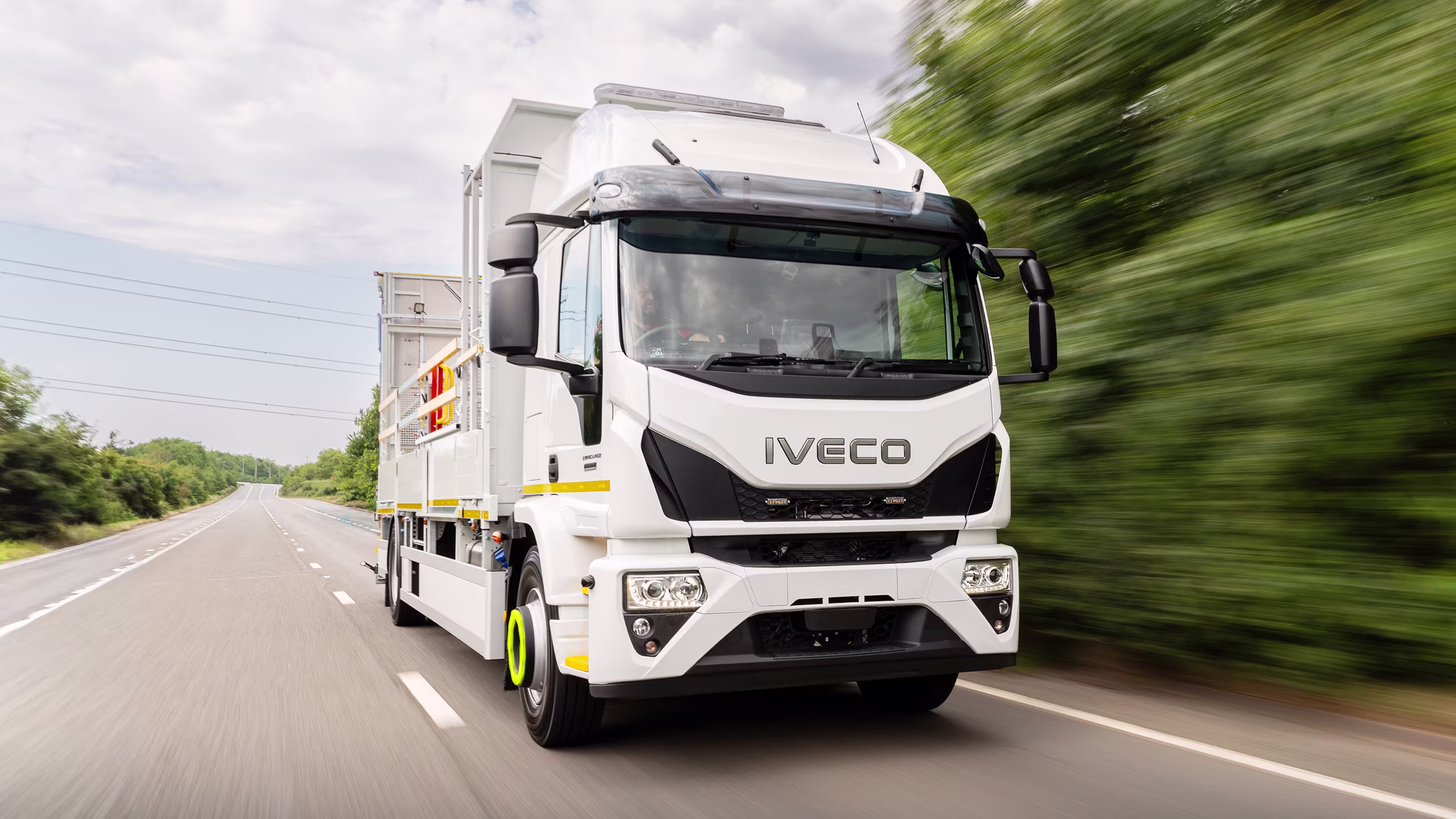 King Rental Impact Protection Vehicle (IPV) on IVECO chassis for traffic management hire.