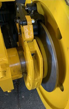 King Rails' direct rail wheel braking system.